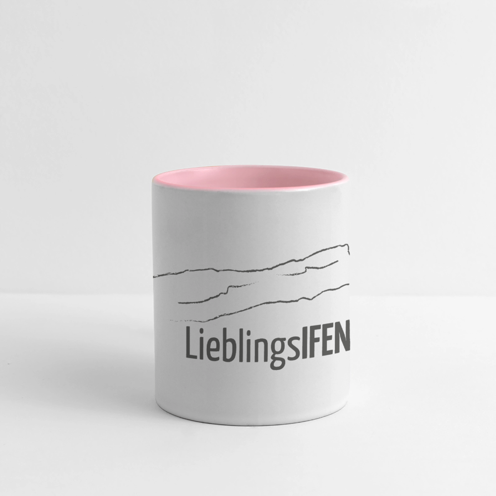 Panoramatasse | LieblingsIFEN - Weiß/Pink