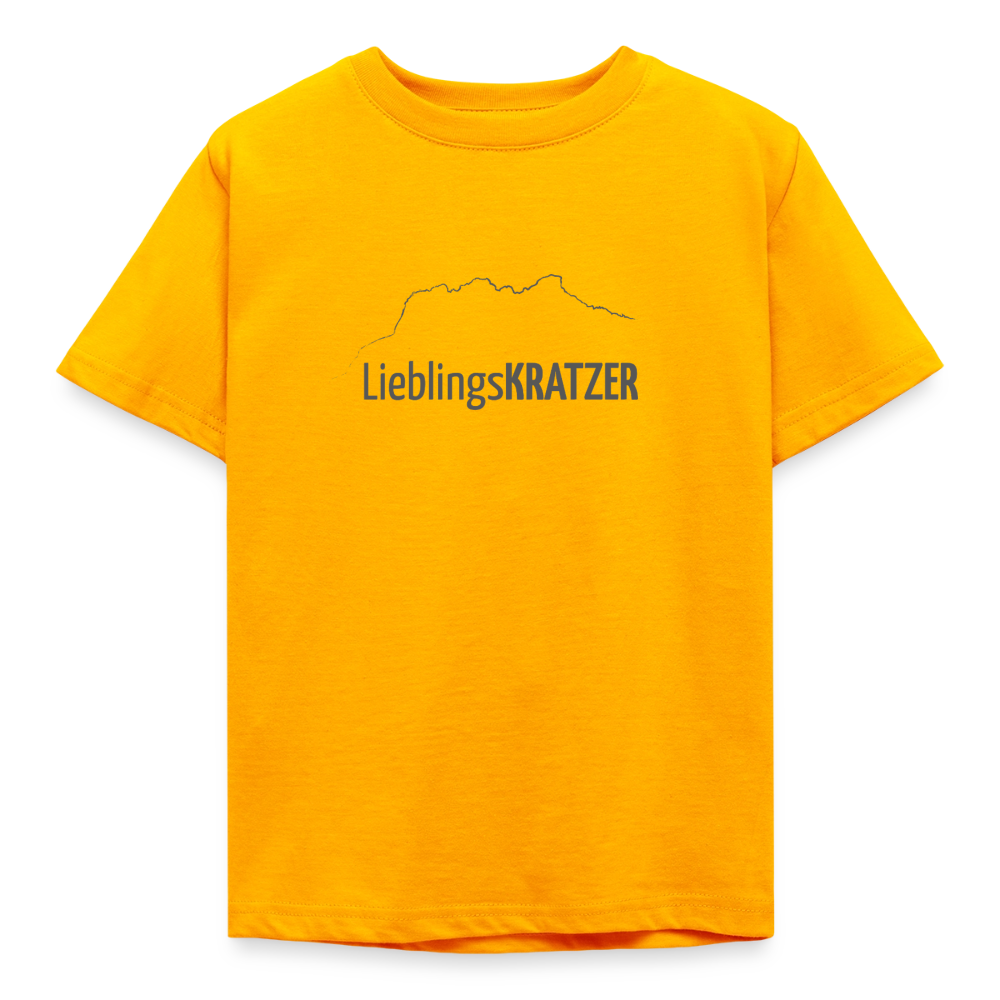 Kinder T-Shirt | LieblingsKRATZER - Gold