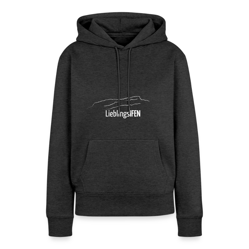Frauen Premium Hoodie | LieblingsIFEN - Anthrazit meliert