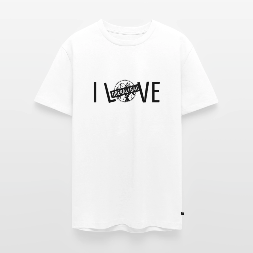 Männer Premium T-Shirt | I LOVE - Weiß