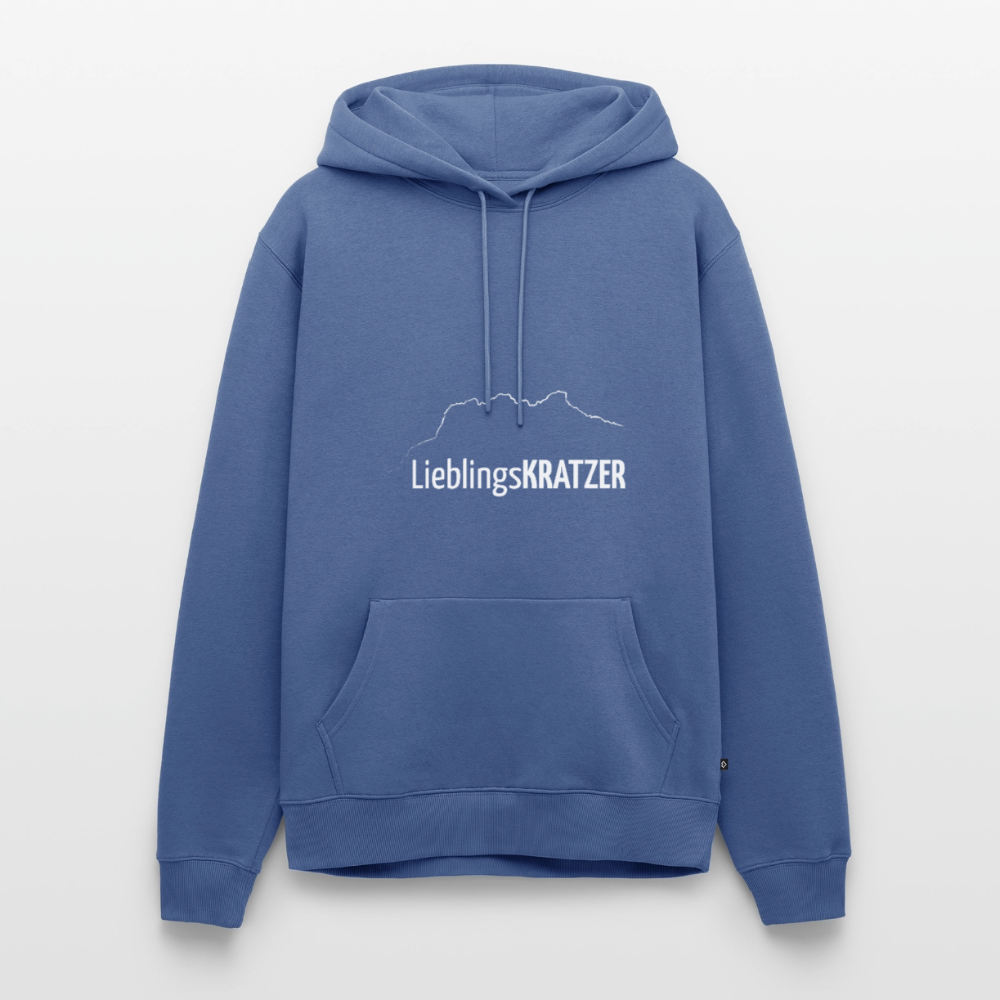 Männer Premium Hoodie | LieblingsKRATZER - Taubenblau