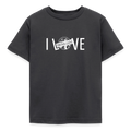 Kinder T-Shirt | I LOVE - Dunkelgrau