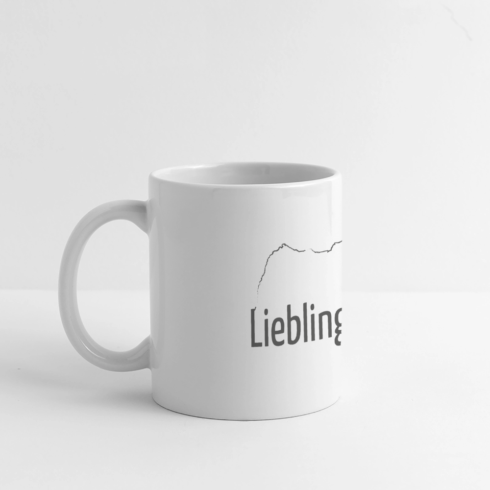 Panoramatasse | LieblingsSCHNECK - Weiß