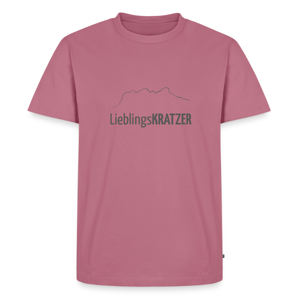 Männer Premium T-Shirt | LieblingsKRATZER - Mauve