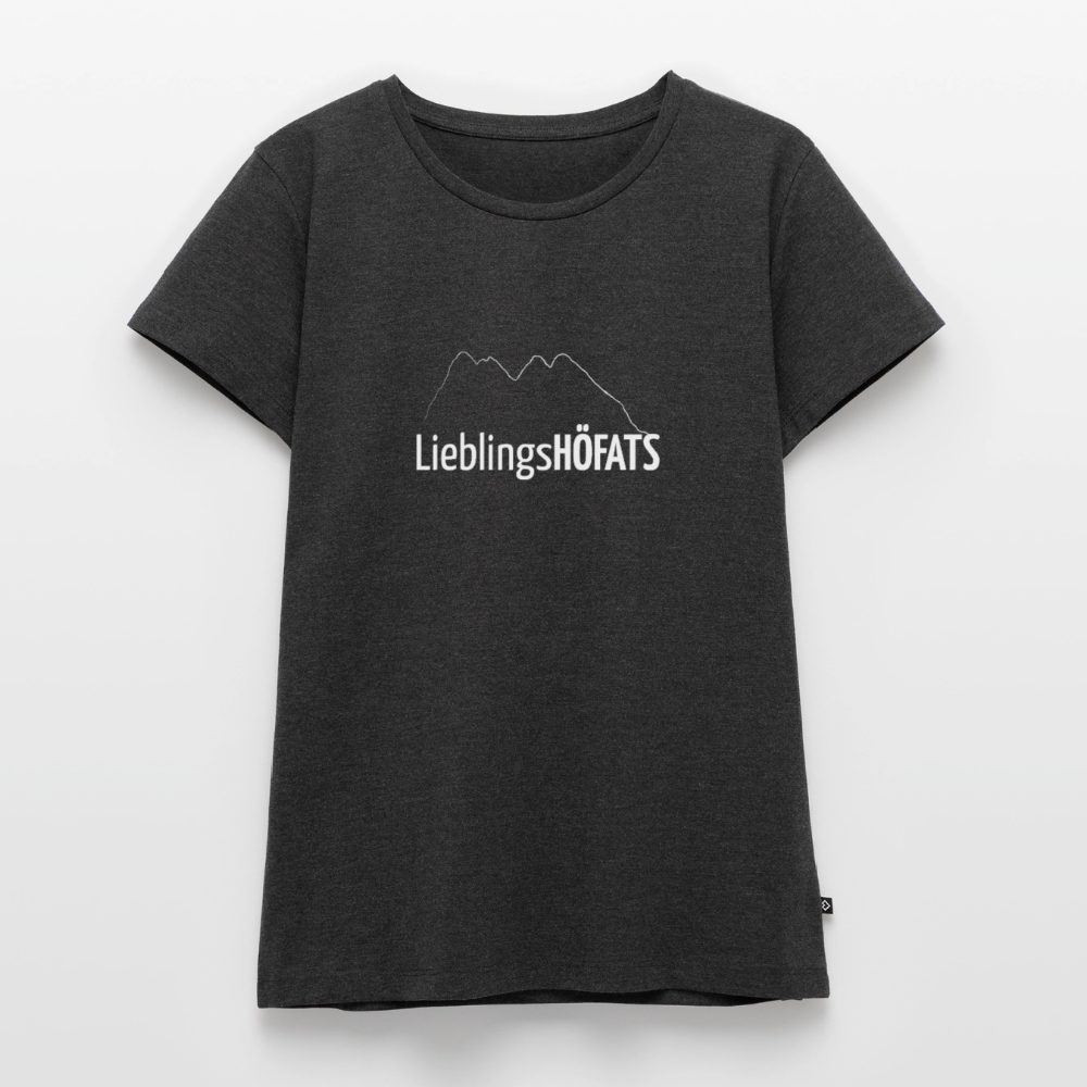 Frauen Premium T-Shirt | LieblingsHÖFATS - Anthrazit meliert
