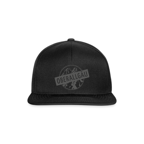 Snapback Cap - Schwarz/Schwarz