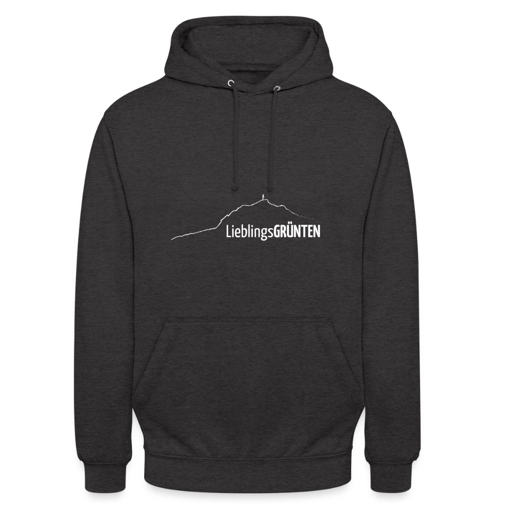 Unisex Hoodie | LieblingsGRÜNTEN - Anthrazit