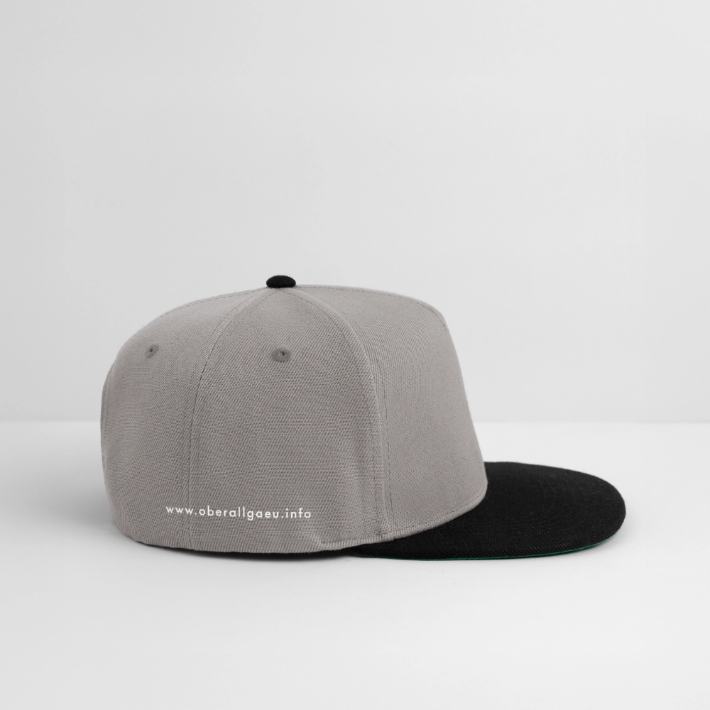 Snapback Cap | Untere Ochsenalpe - Graphit/Schwarz