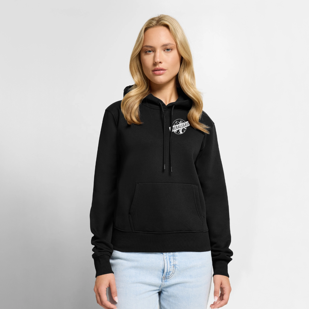 Frauen Premium Hoodie | OBERALLGÄU - Schwarz