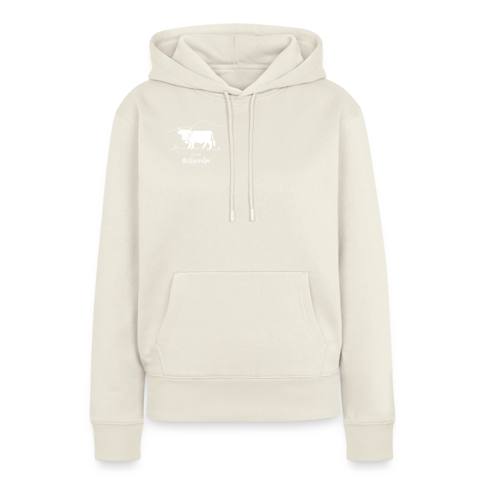 Frauen Premium Hoodie | Untere Ochsenalpe - Naturweiß