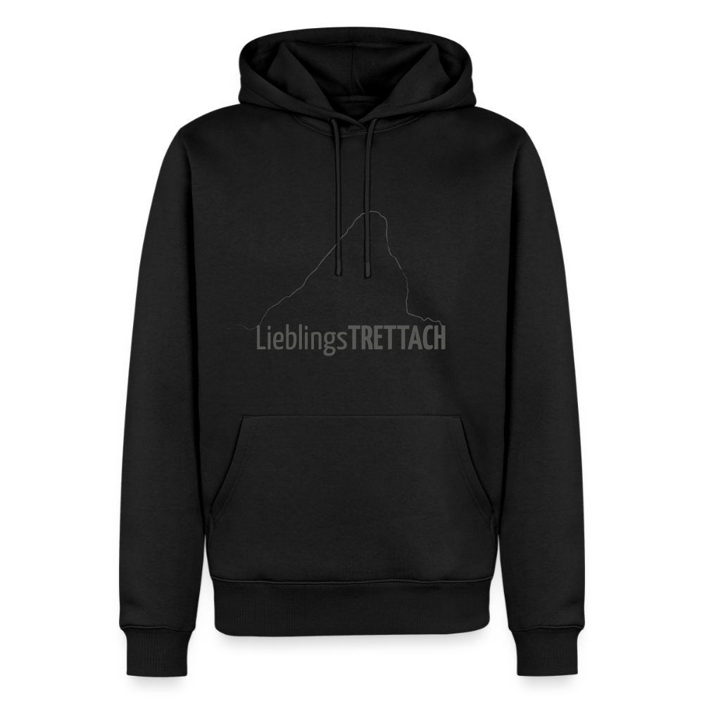 Männer Premium Hoodie | LieblingsTRETTACH - Schwarz