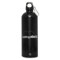 Trinkflasche mit Karabiner 750 ml | LieblingsHÖFATS - Schwarz
