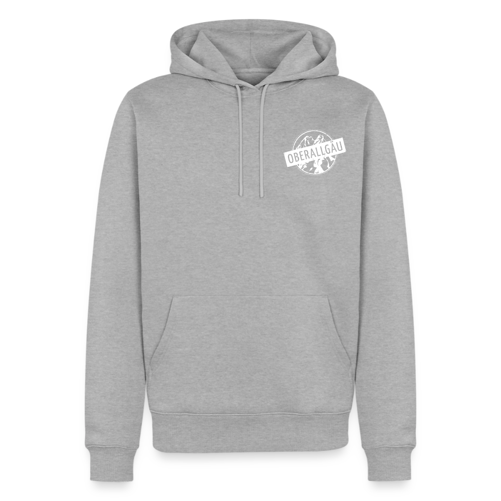 Männer Premium Hoodie | OBERALLGÄU - Grau meliert