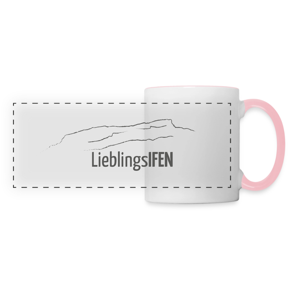 Panoramatasse | LieblingsIFEN - Weiß/Pink