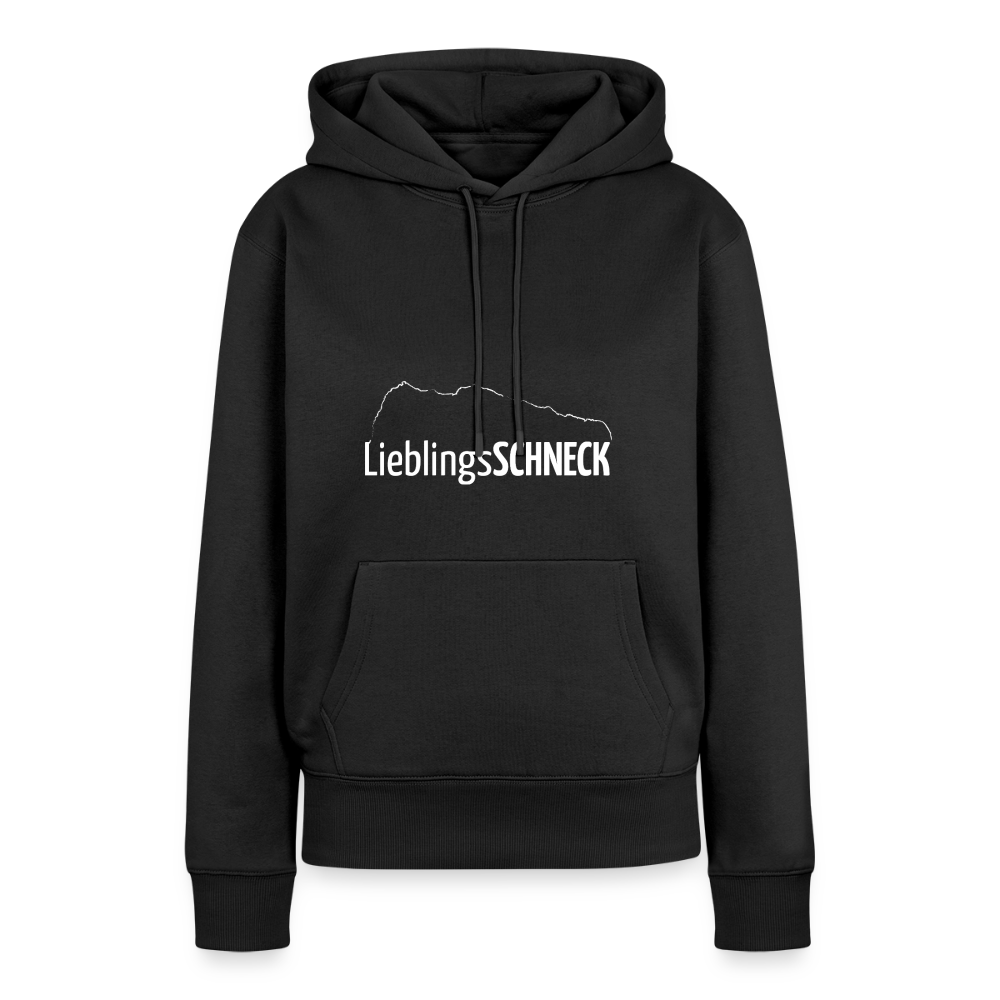 Frauen Premium Hoodie | LieblingsSCHNECK - Schwarz