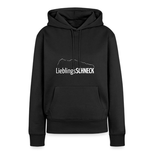 Frauen Premium Hoodie | LieblingsSCHNECK - Schwarz