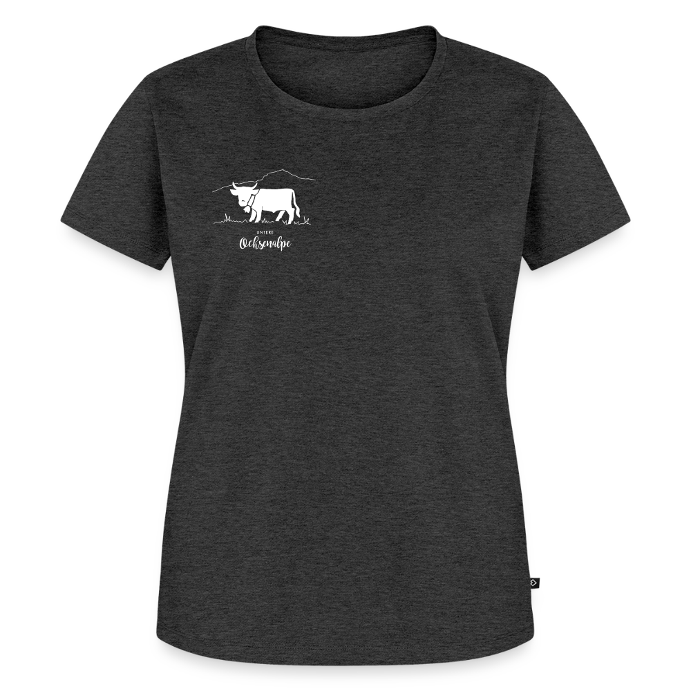 Frauen Premium T-Shirt | Untere Ochsenalpe - Anthrazit meliert