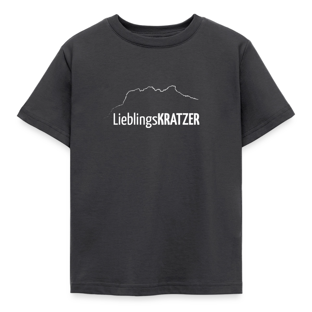 Kinder T-Shirt | LieblingsKRATZER - Dunkelgrau