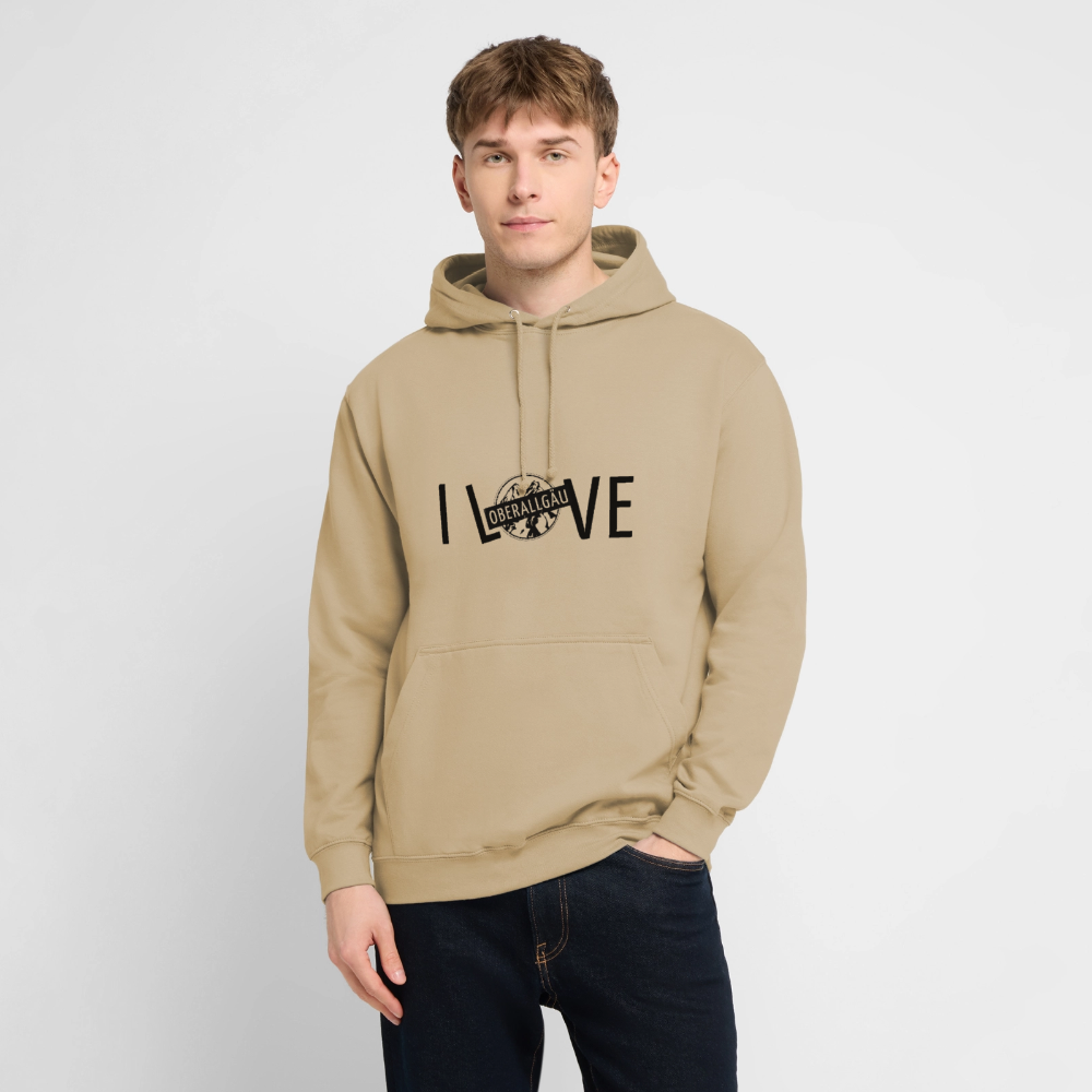 Unisex Hoodie | I LOVE - Beige