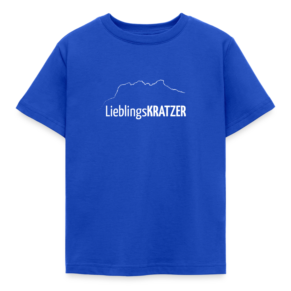 Kinder T-Shirt | LieblingsKRATZER - Royalblau