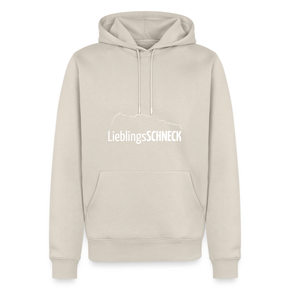 Männer Premium Hoodie | LieblingsSCHNECK - Beige