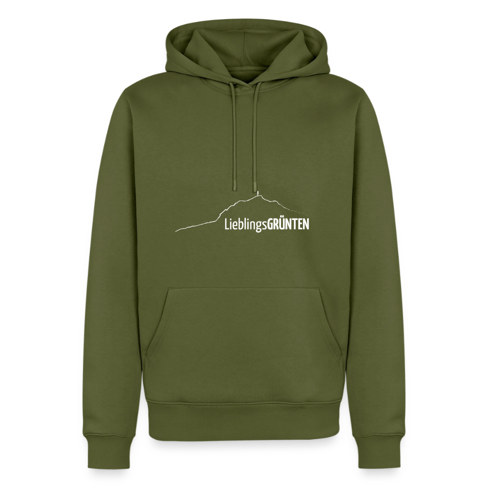 Männer Premium Hoodie | LieblingsGRÜNTEN - Khaki