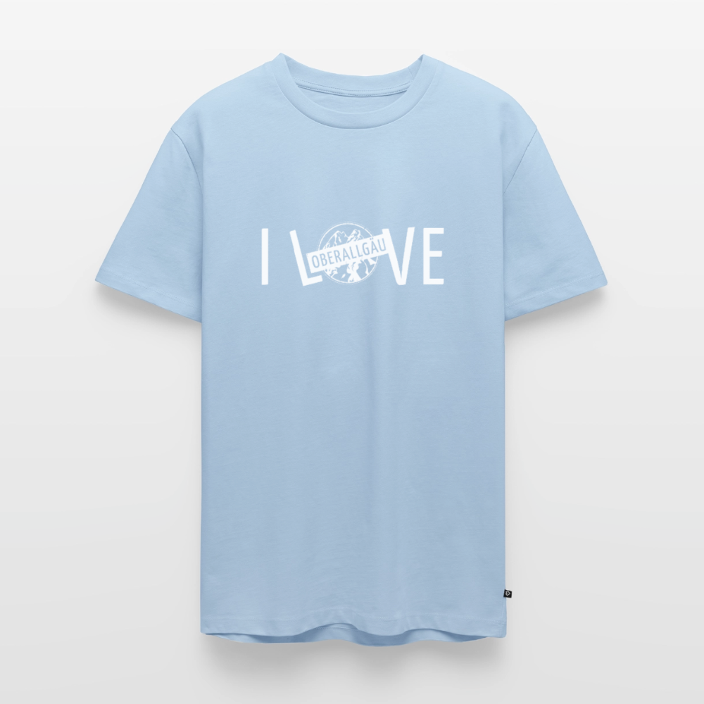 Männer Premium T-Shirt | I LOVE - Hellblau