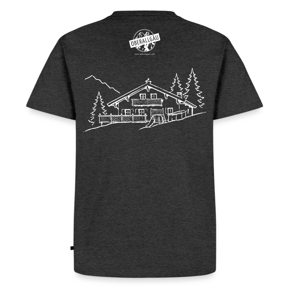 Männer Premium T-Shirt | Untere Ochsenalpe - Anthrazit meliert