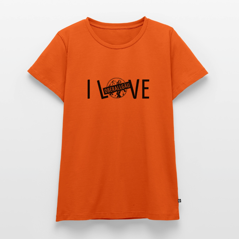 Frauen Premium T-Shirt | I LOVE - Orange 