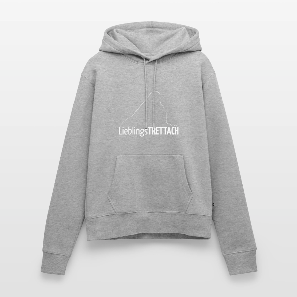 Frauen Premium Hoodie | LieblingsTRETTACH - Grau meliert