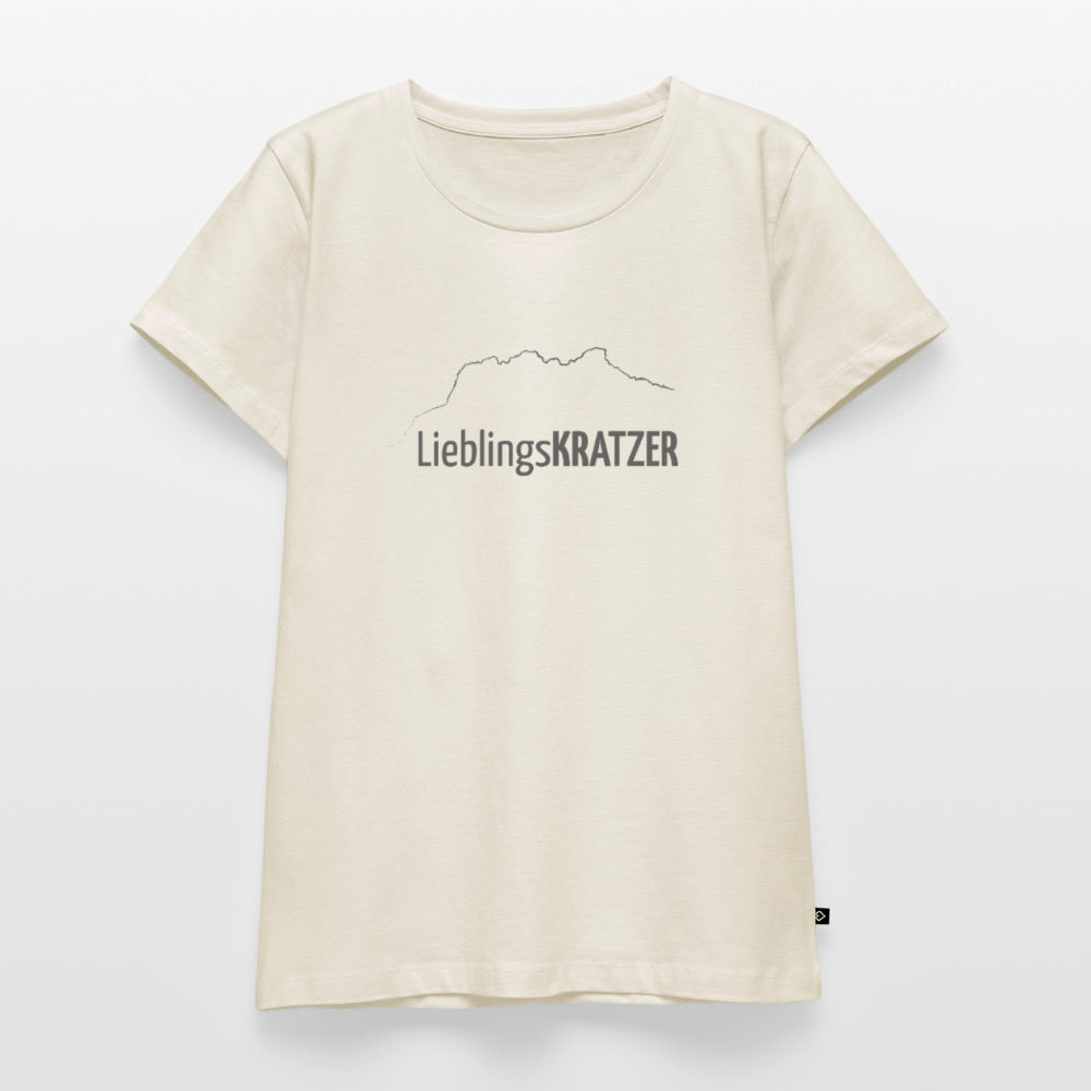 Frauen Premium T-Shirt | LieblingsKRATZER - Naturweiß
