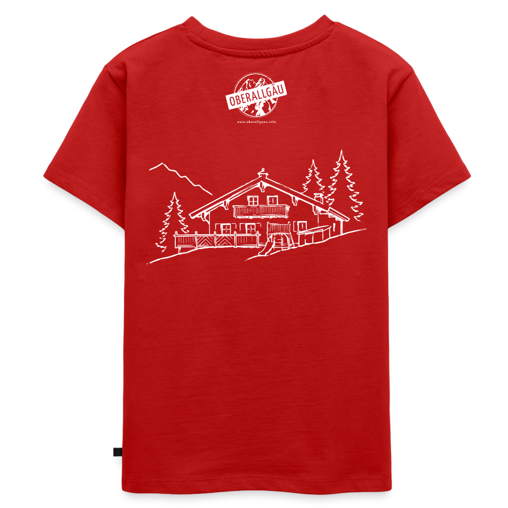 Kinder Premium T-Shirt | Untere Ochsenalpe - Rot