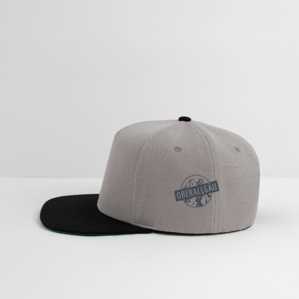 Snapback Cap | Untere Ochsenalpe - Graphit/Schwarz