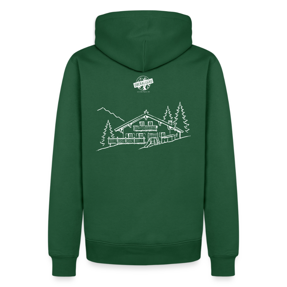 Männer Premium Hoodie | Untere Ochsenalpe - Flaschengrün