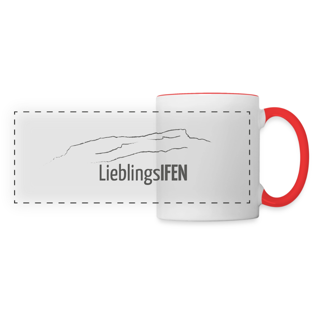 Panoramatasse | LieblingsIFEN - Weiß/Rot
