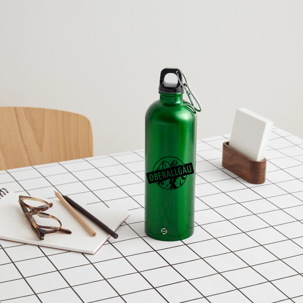 Trinkflasche mit Karabiner 750 ml | OBERALLGÄU - Kelly Green