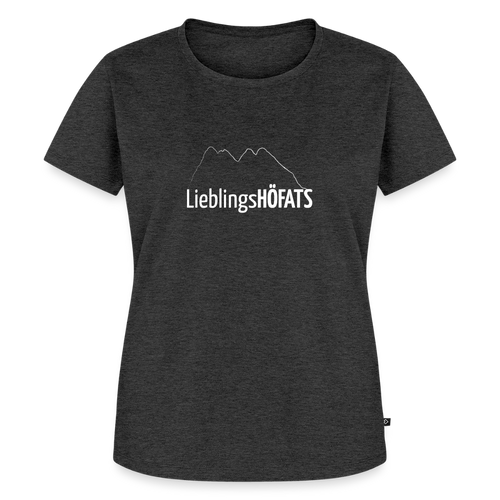 Frauen Premium T-Shirt | LieblingsHÖFATS - Anthrazit meliert