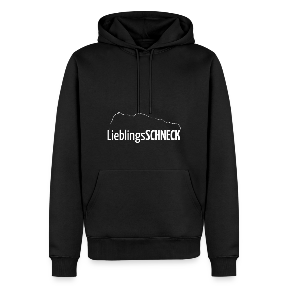 Männer Premium Hoodie | LieblingsSCHNECK - Schwarz