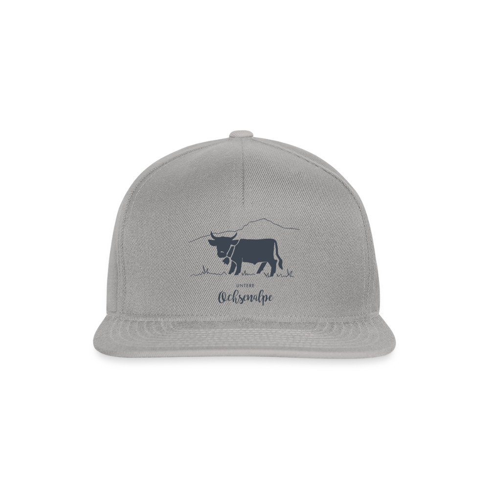 Snapback Cap | Untere Ochsenalpe - Graphit/Graphit