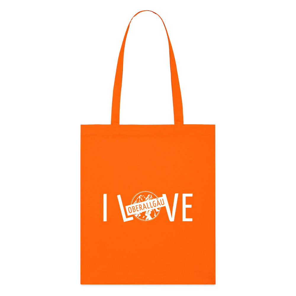 Stanley/Stella Bio-Stoffbeutel | I LOVE - Tieforange