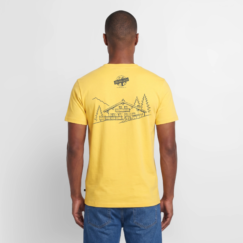 Männer Premium T-Shirt | Untere Ochsenalpe - Pastellgelb