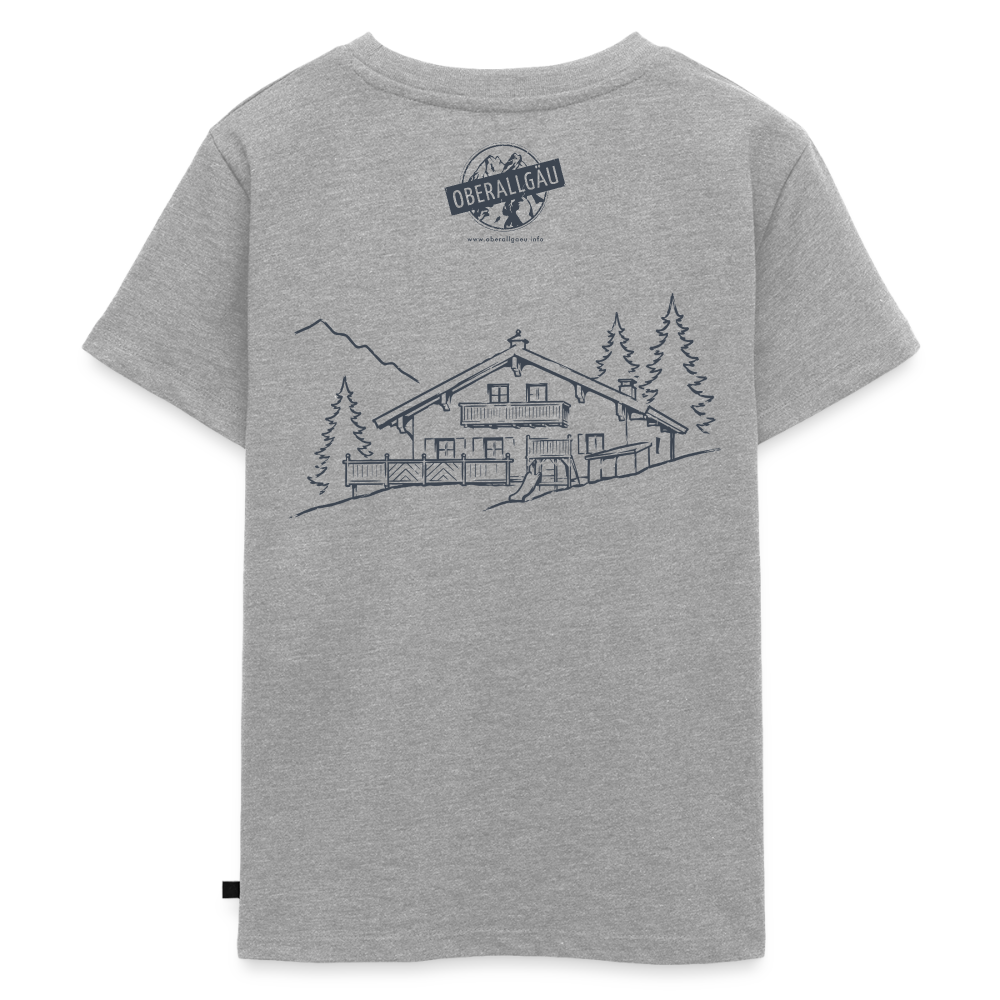 Kinder Premium T-Shirt | Untere Ochsenalpe - Grau meliert