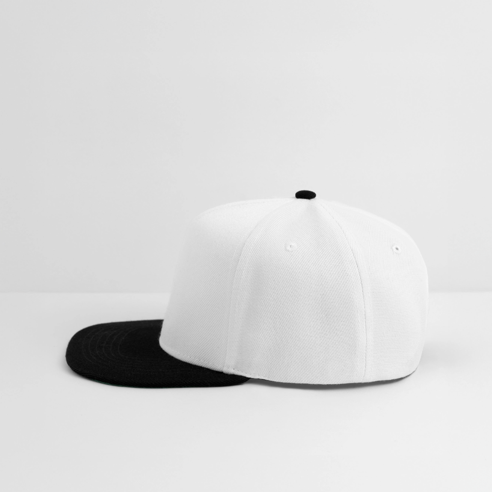 Snapback Cap | Untere Ochsenalpe - Weiß/Schwarz