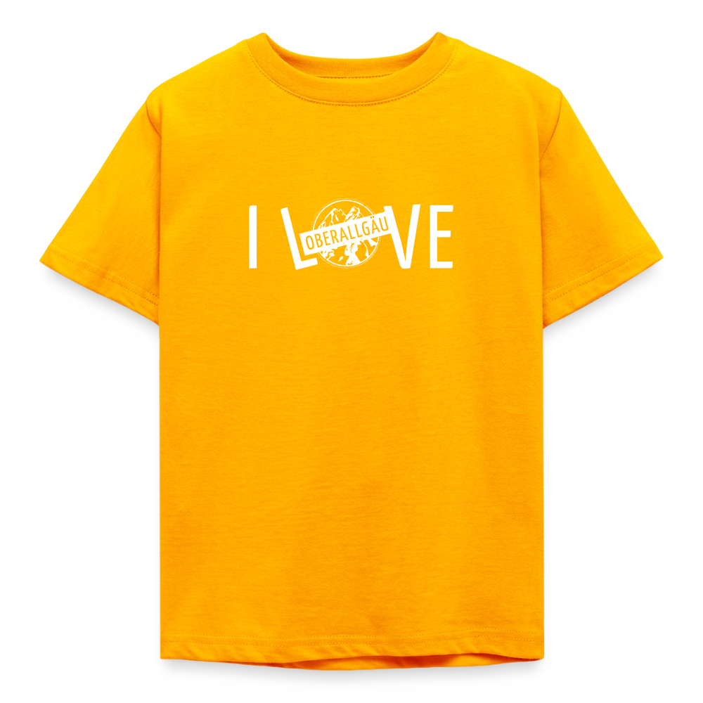 Kinder T-Shirt | I LOVE - Gold