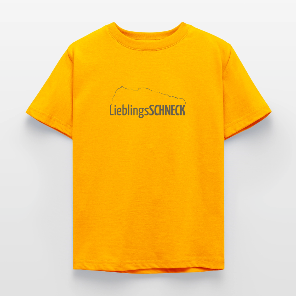 Kinder T-Shirt | LieblingsSCHNECK - Gold