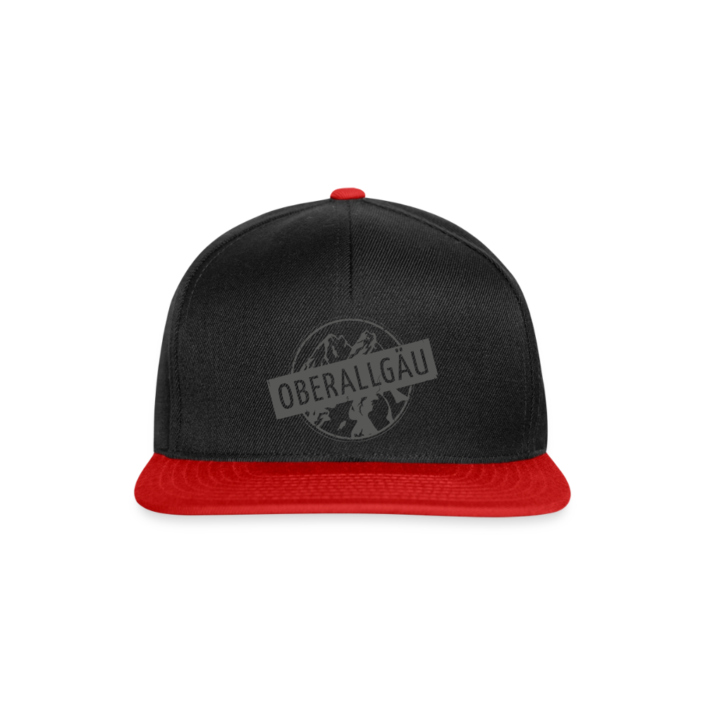 Snapback Cap - Schwarz/Rot