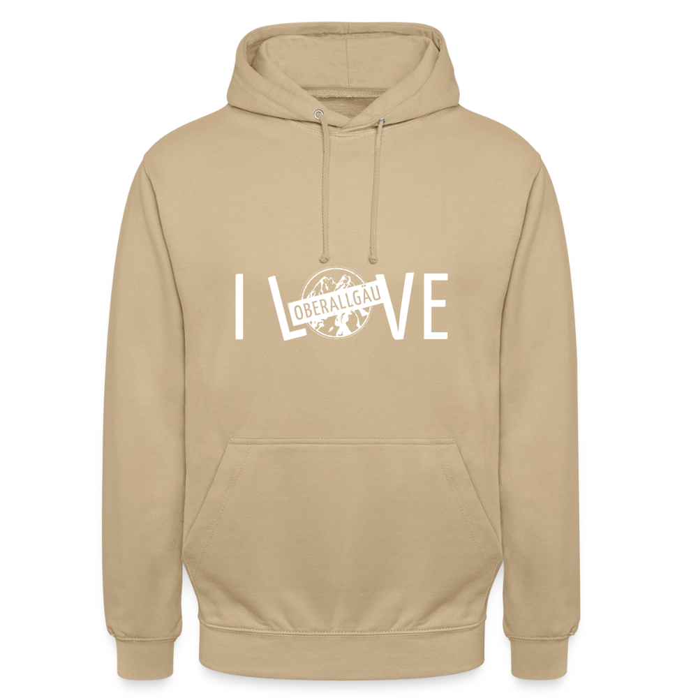 Unisex Hoodie | I LOVE - Beige