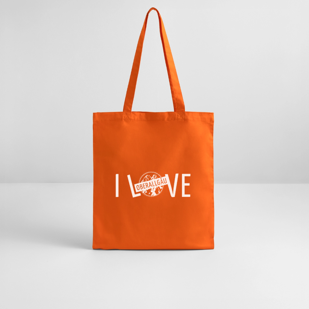 Stanley/Stella Bio-Stoffbeutel | I LOVE - Tieforange