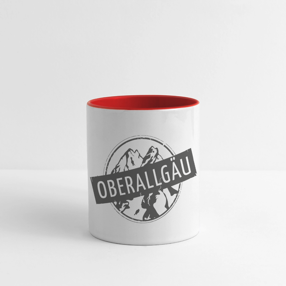 Panoramatasse | OBERALLGÄU - Weiß/Rot