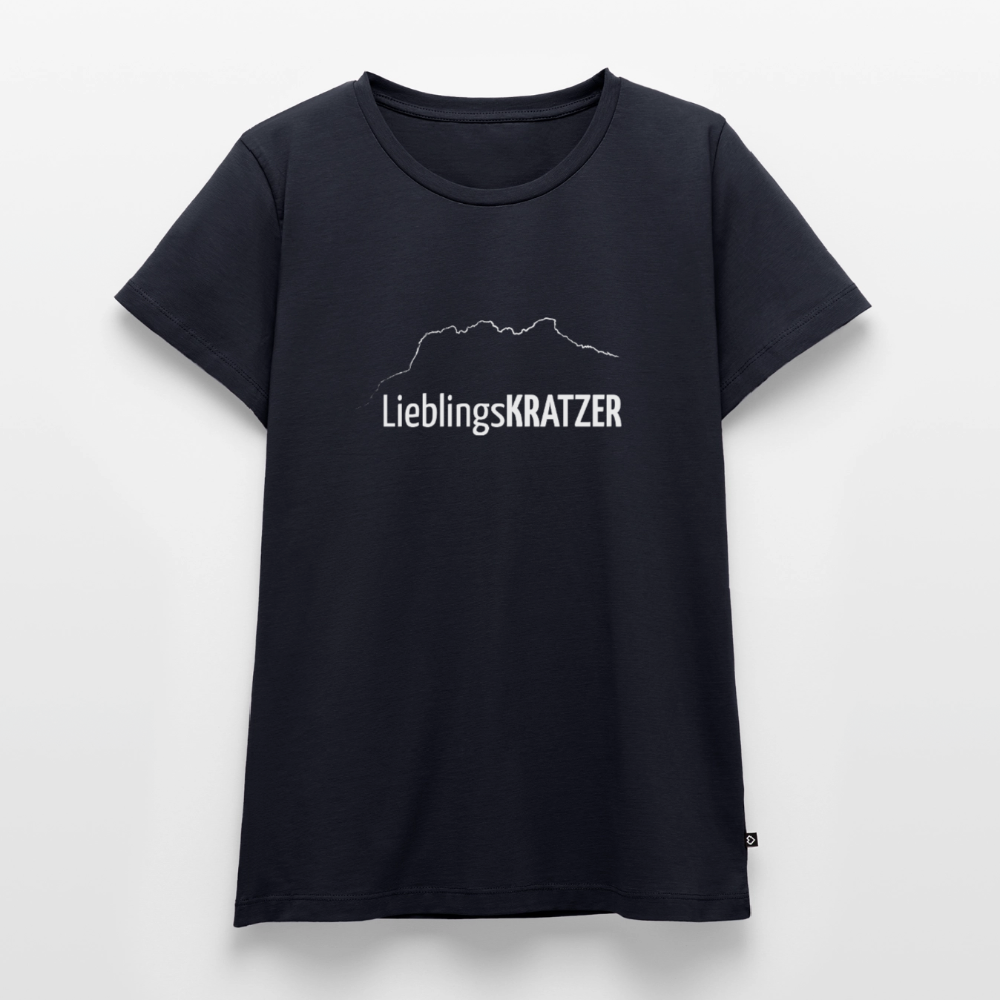 Frauen Premium T-Shirt | LieblingsKRATZER - Navy